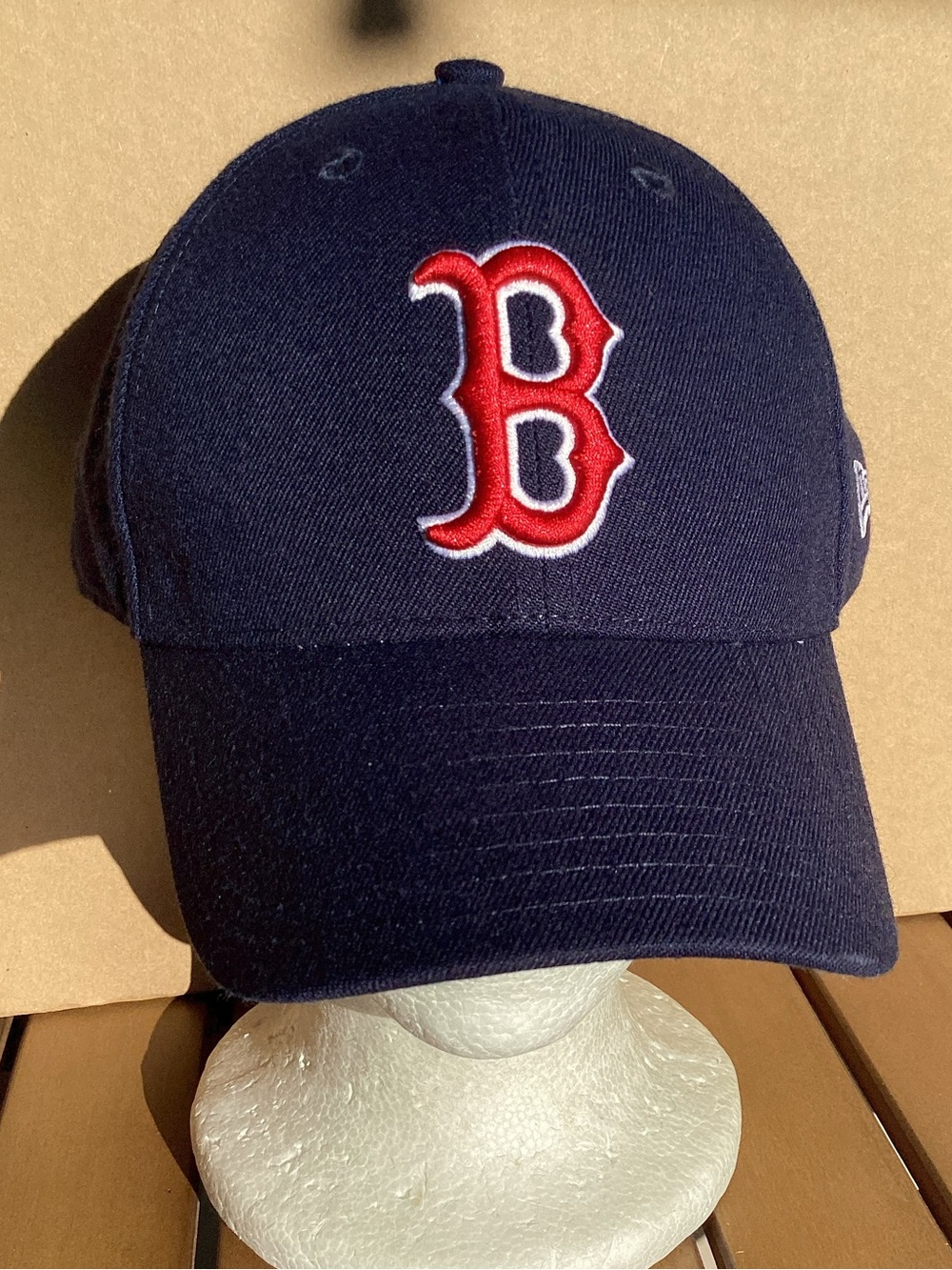 New Era Boston Red Sox Adjustable Hat 70% wool
